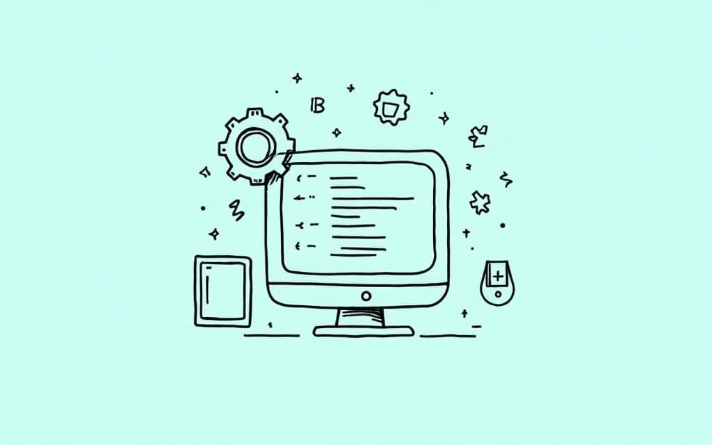 Developer tools illustration